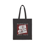 Break the Silence Cotton Canvas Tote Bag - Black / 15’’ x 16’’ - Bags