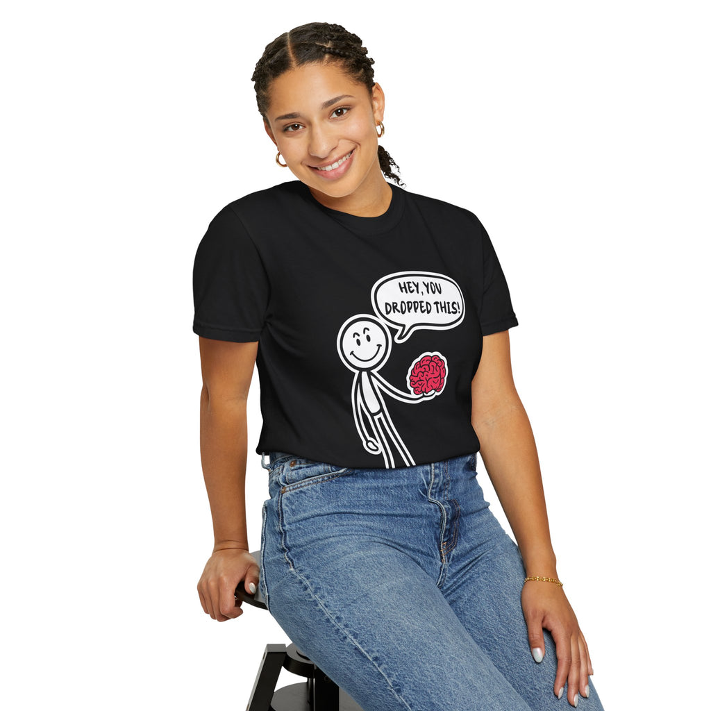 Brainy Humor Graphic Tee | Funny Nerdy Gift Idea - T-Shirt
