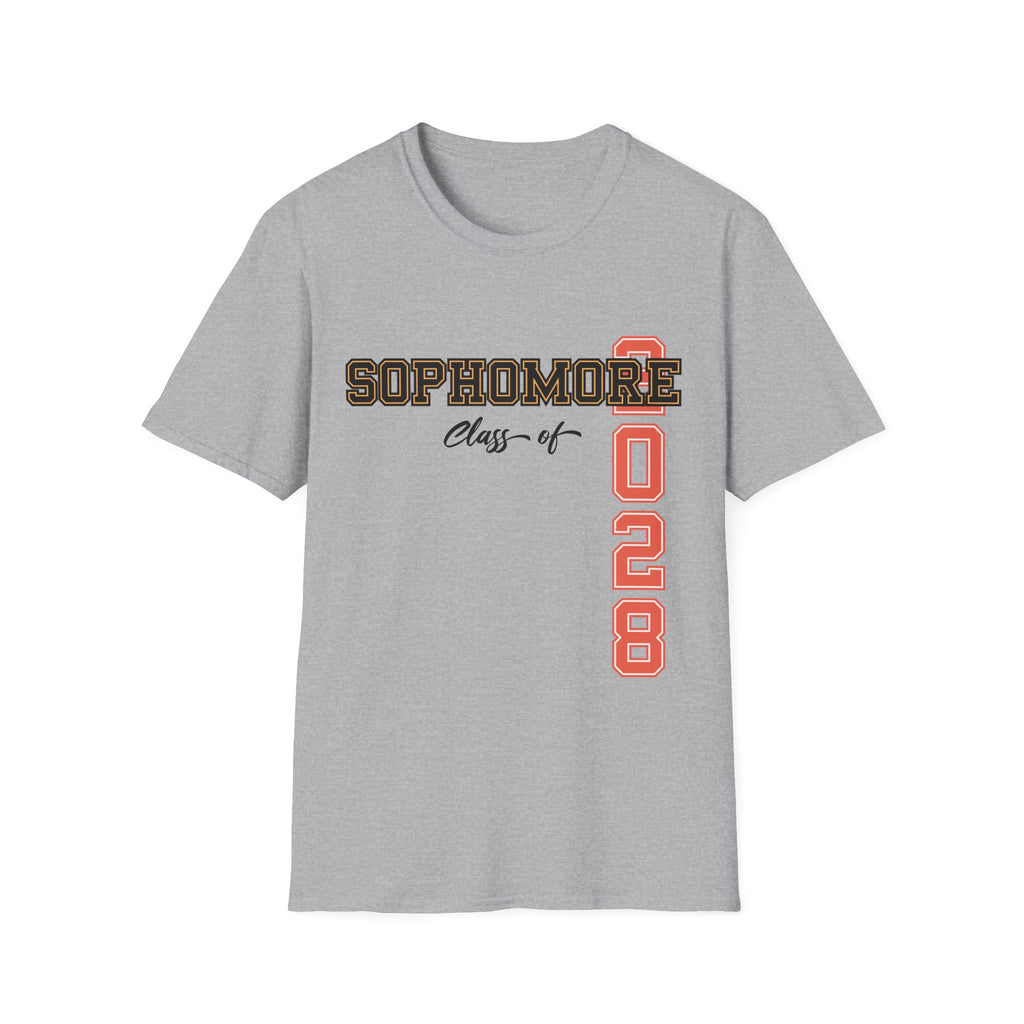 Sophomore Class of 2028 T-Shirt | Graduation Shirt | School Spirit Tee | Trendy Back to School Apparel | Gift