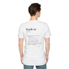 Teacher Definition T-Shirt (V2 - Back Print) - T-Shirt