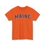 Maine Vintage Varsity Unisex T-shirt - Orange / S - T-Shirt
