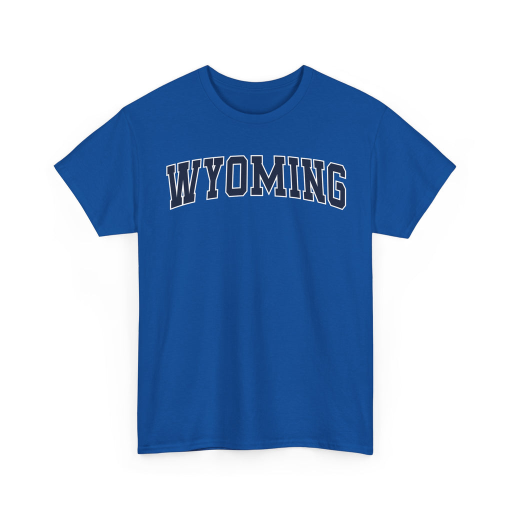 Wyoming Vintage Varsity T-shirt - Royal / S - T-Shirt