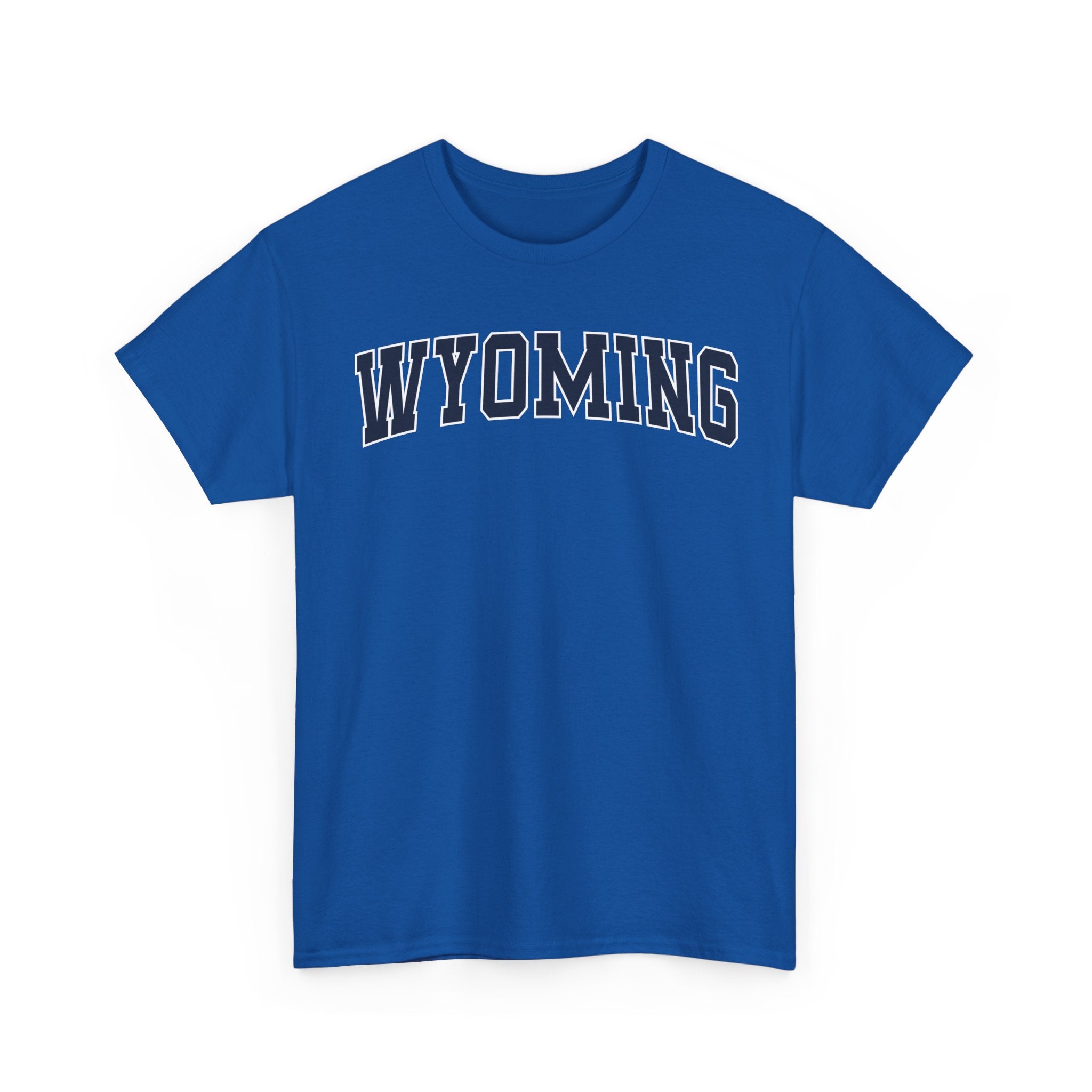 Wyoming Vintage Varsity T-shirt - Royal / S - T-Shirt