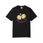 Pickleball ’Love At First Dink’ Couple T-Shirt | Funny Valentine’s Gift For Partners - Black / S