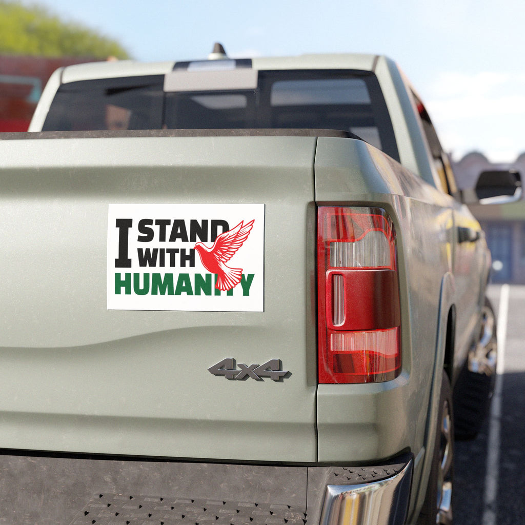 I Stand with Humanity Car Magnets - Home Decor