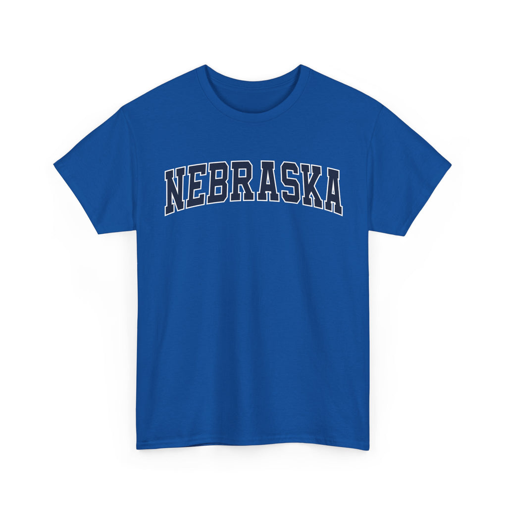 Nebraska Vintage Varsity Unisex T-shirt - Royal / S - T-Shirt