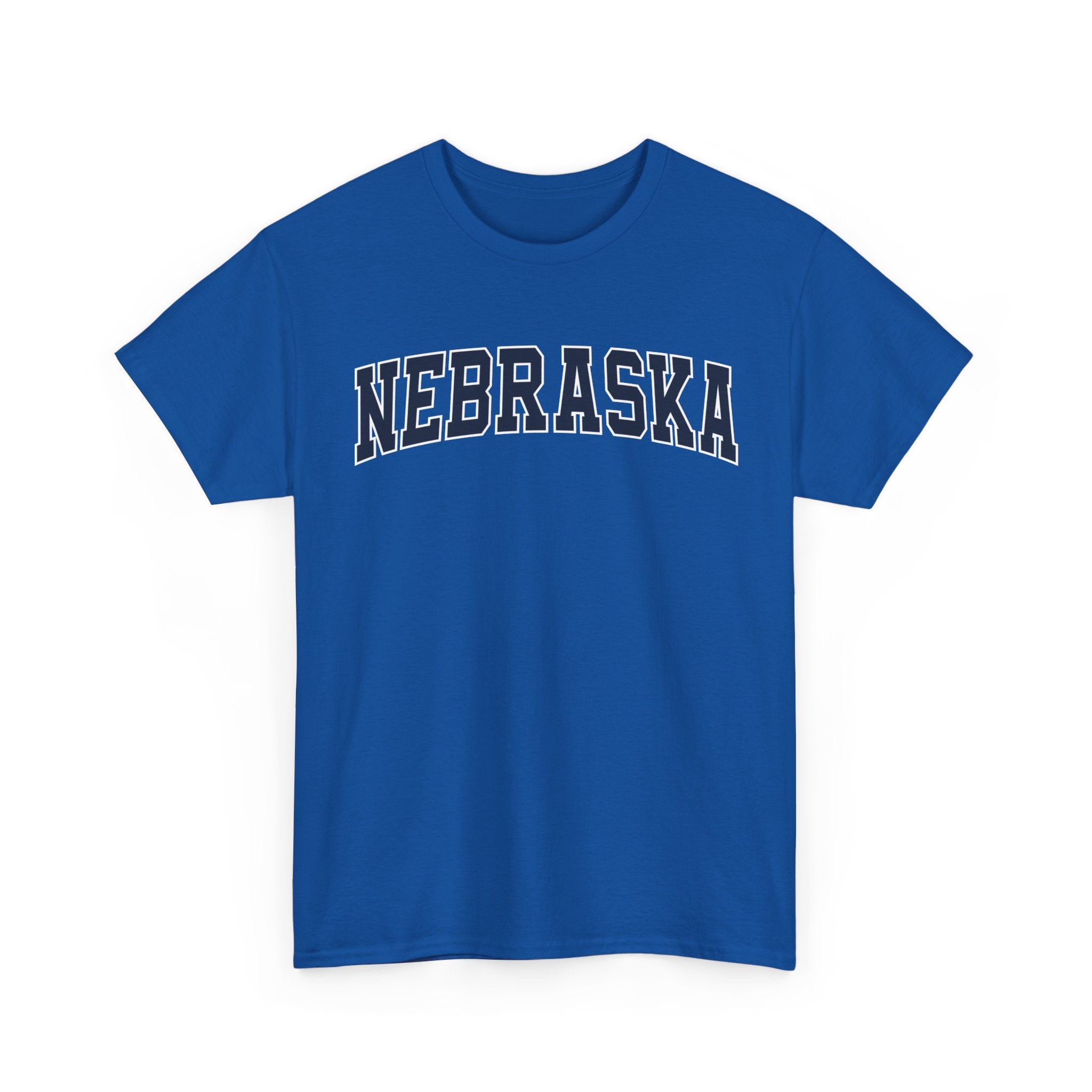 Nebraska Vintage Varsity Unisex T-shirt - Royal / S - T-Shirt