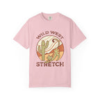 Cat Cowboy Yoga T-Shirt | Wild West Adventure Graphic Tee - Blossom / S