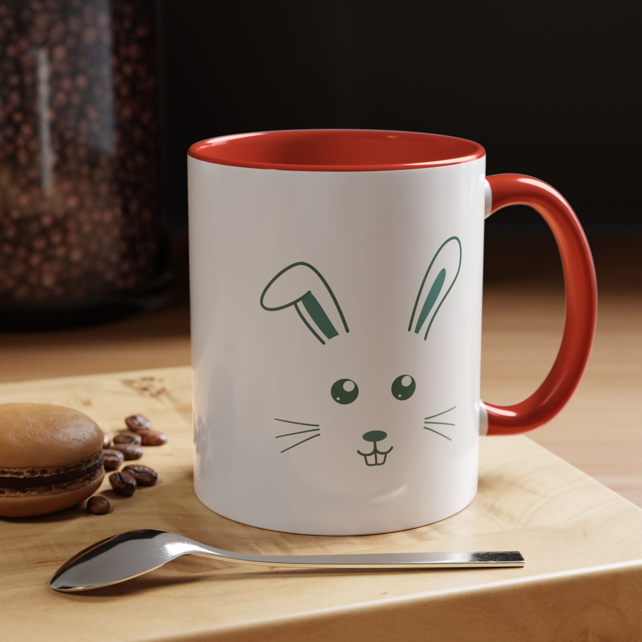 Cute Bunny Rabbit Accent Mug