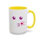 Cute Kiss Smiley Face Mug | XOXO Coffee Cup
