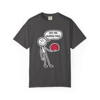 Brainy Humor Graphic Tee | Funny Nerdy Gift Idea - Graphite / S - T-Shirt