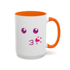 Cute Kiss Smiley Face Mug | XOXO Coffee Cup
