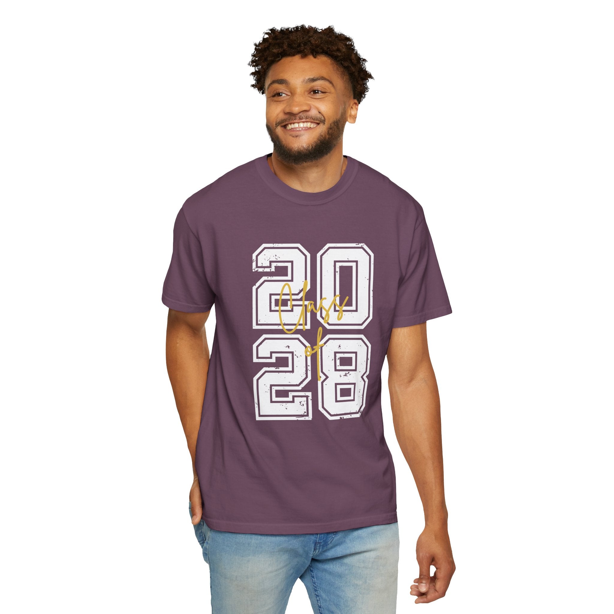 Graduation Unisex T-Shirt 2028 Customizable College Tee High School Graduation Gift Trendy Casual Wear - T-Shirt