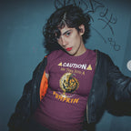 ⚠️ Caution: May Turn Into a Pumpkin T-Shirt - T-Shirt