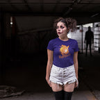 Halloqueen Witch T-Shirt: Sassy Halloween Queen Tee with Vintage Retro Design - T-Shirt