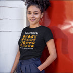 Drink It or Treat Halloween T-Shirt: Spooky Fun Graphic Tee with 25 Icon Design - T-Shirt