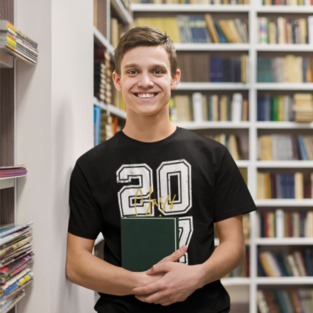 Class of 2027 T-Shirt — Graduation Senior Year Tee - T-Shirt