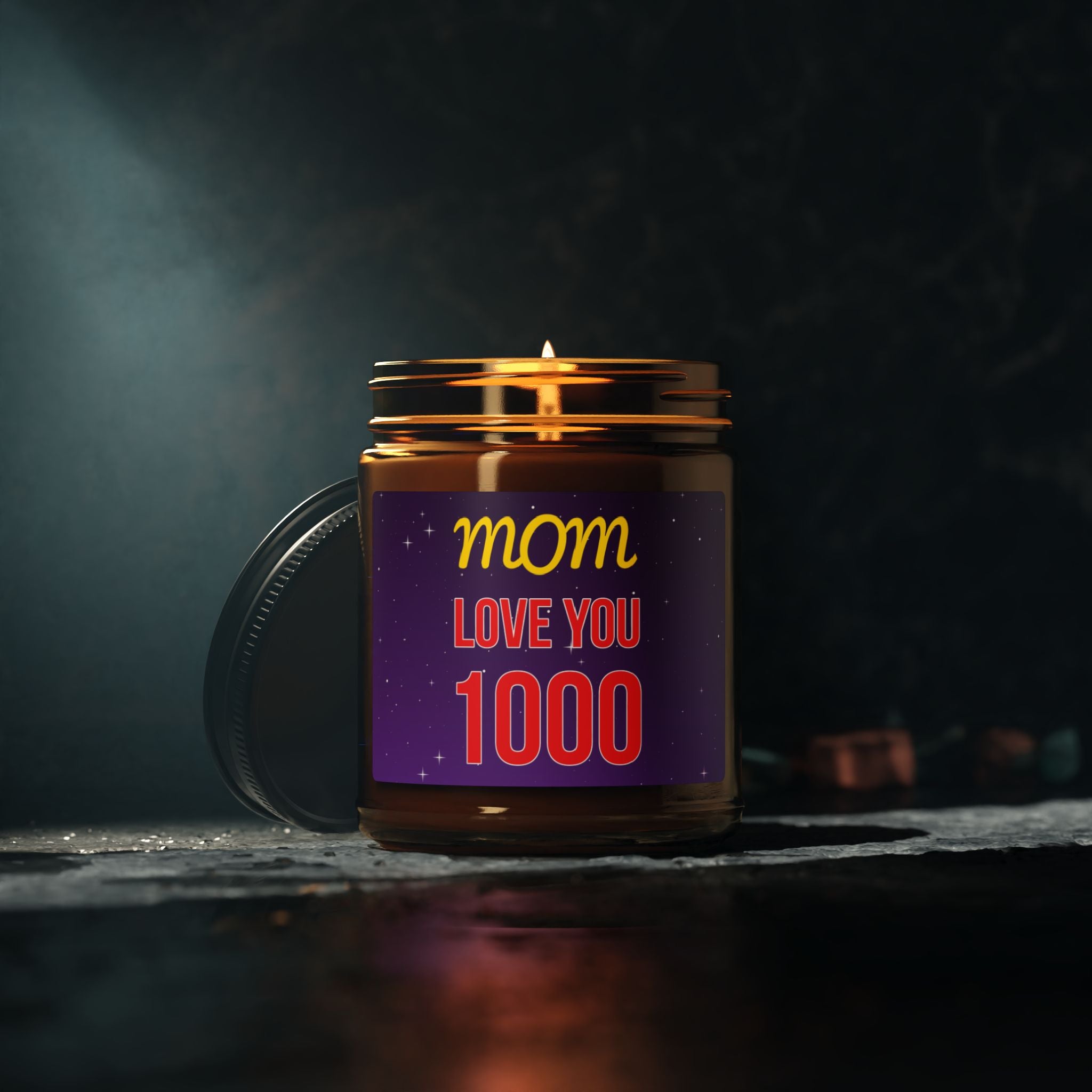 Mom Love You 1000 Scented Soy Candle - Home Decor