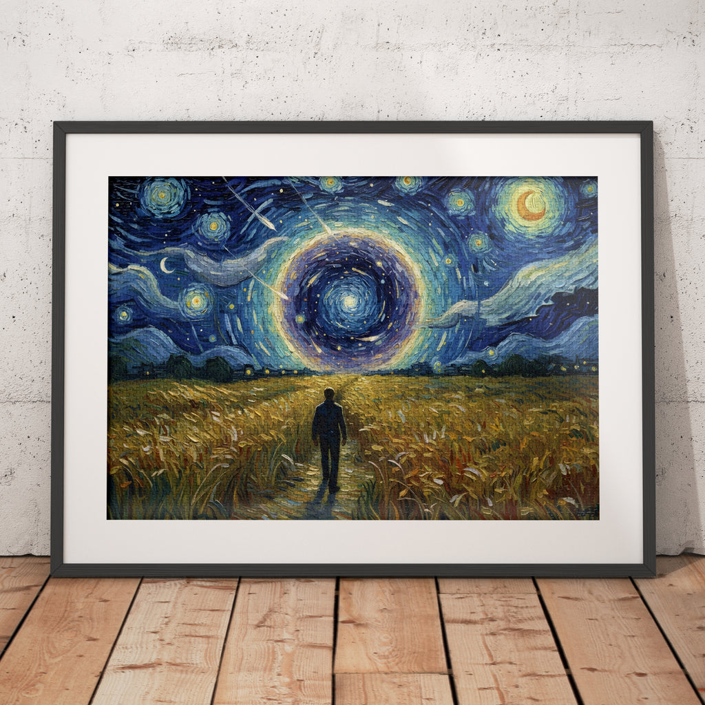 Isekai Portal Puzzle - Starry Wheatfield Jigsaw in Collectible Tin (30-2000 Pieces)