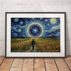 Isekai Portal Puzzle - Starry Wheatfield Jigsaw in Collectible Tin (30-2000 Pieces)