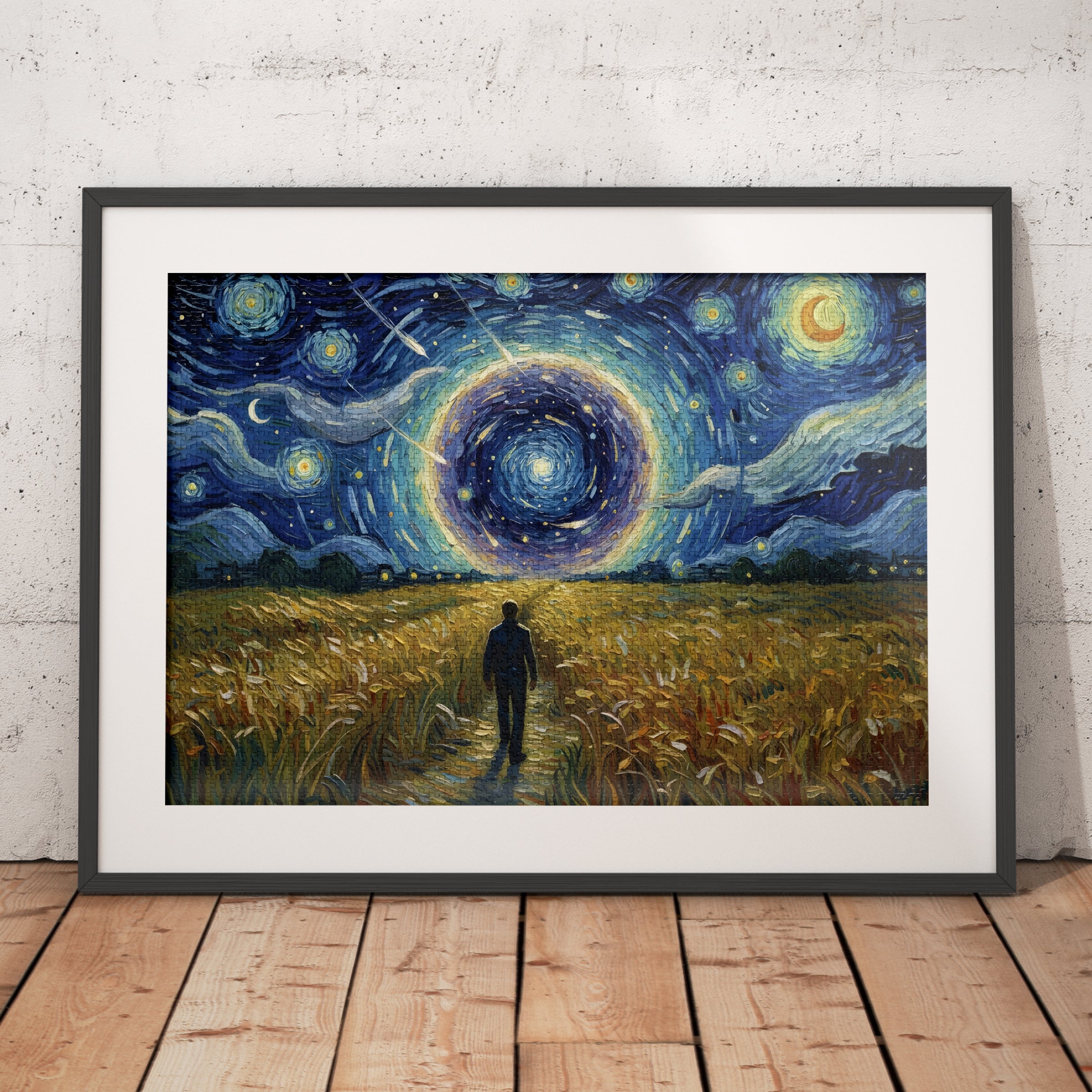 Isekai Portal Puzzle - Starry Wheatfield Jigsaw in Collectible Tin (30-2000 Pieces)