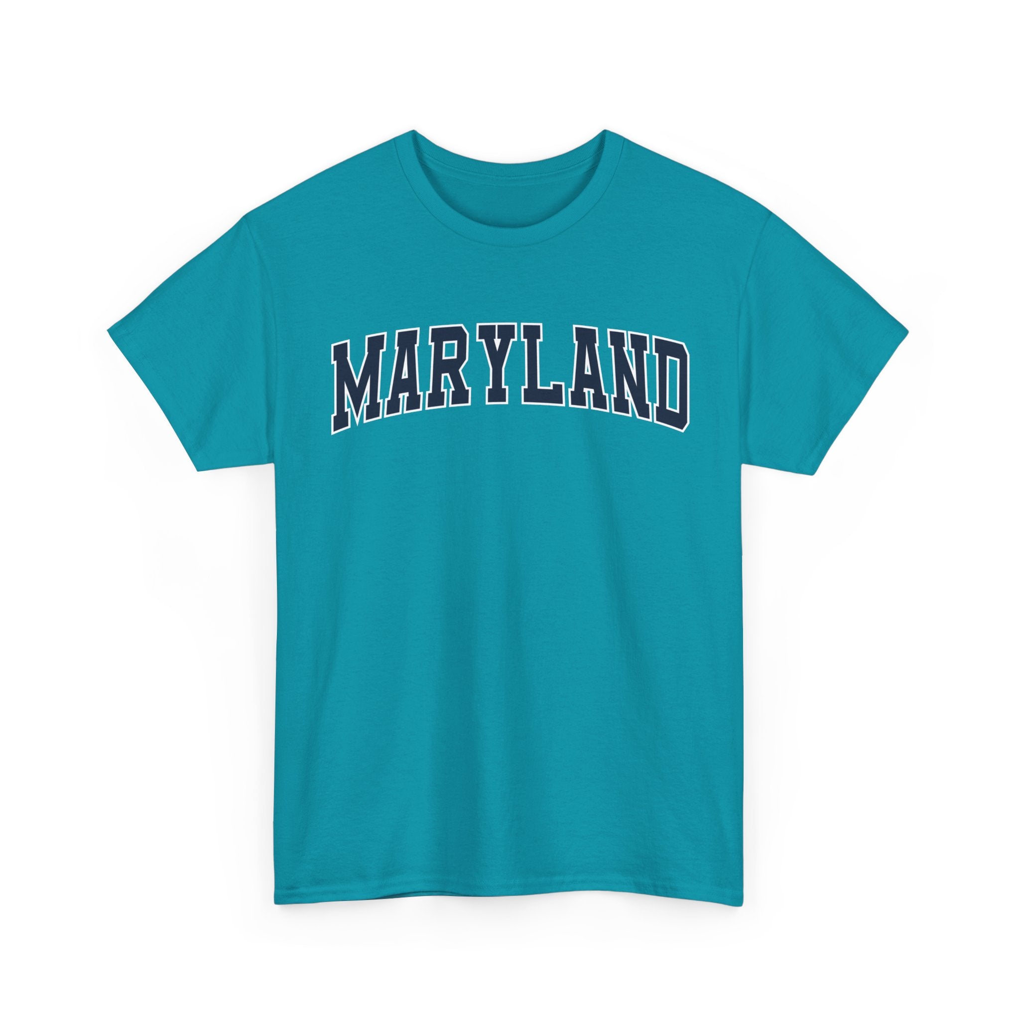 Maryland Vintage Varsity Unisex T-shirt - Tropical Blue / S - T-Shirt