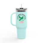 Free Palestine Insulated Travel Mug - 40oz / Teal