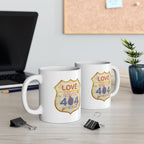 Vintage ’Love Route 404 Not Found’ Ceramic Mug 11oz & 15oz