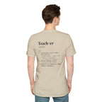 Teacher Definition T-Shirt (V2 - Back Print) - T-Shirt