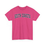 South Dakota Vintage Varsity Unisex T-shirt - Heliconia / S - T-Shirt