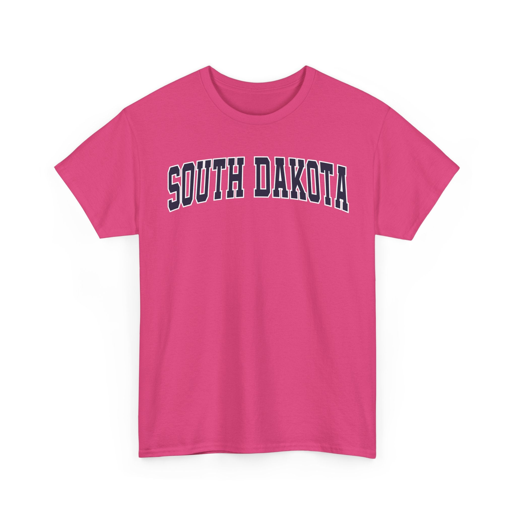South Dakota Vintage Varsity Unisex T-shirt - Heliconia / S - T-Shirt
