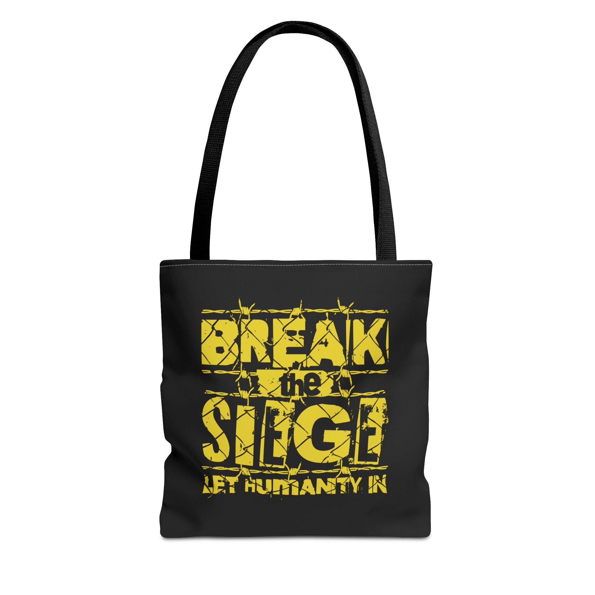 Break the Siege Tote Bag - 13’’ × / Black - Bags