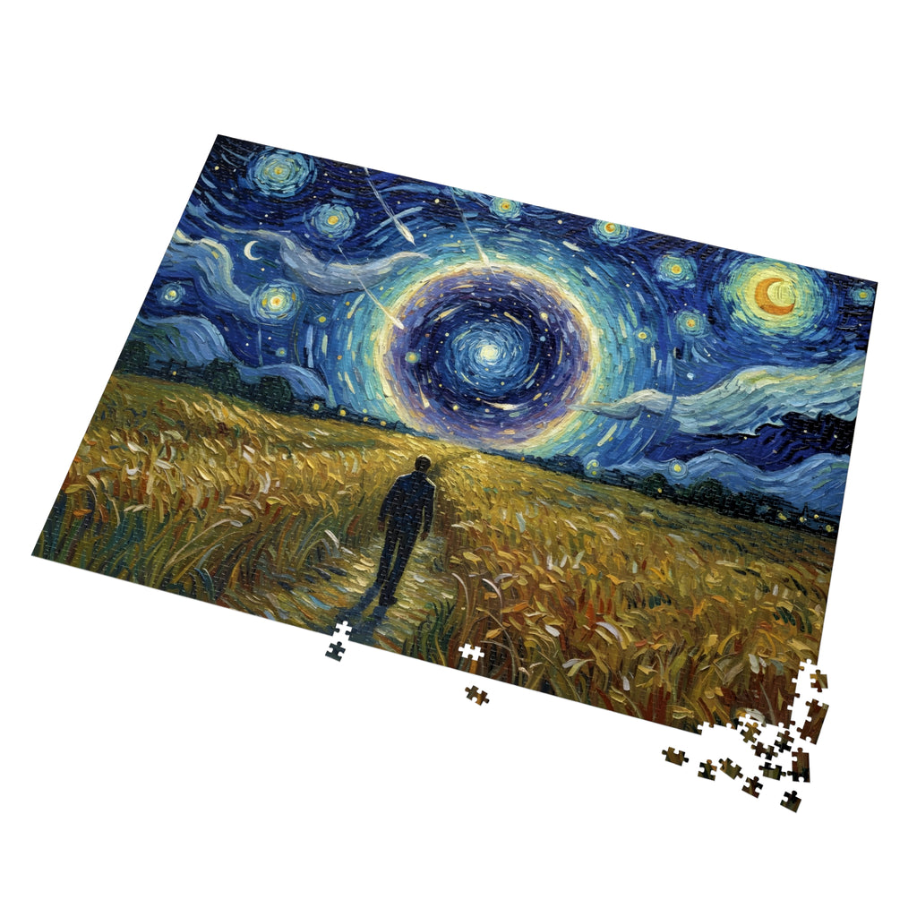 Isekai Portal Puzzle - Starry Wheatfield Jigsaw in Collectible Tin (30-2000 Pieces)