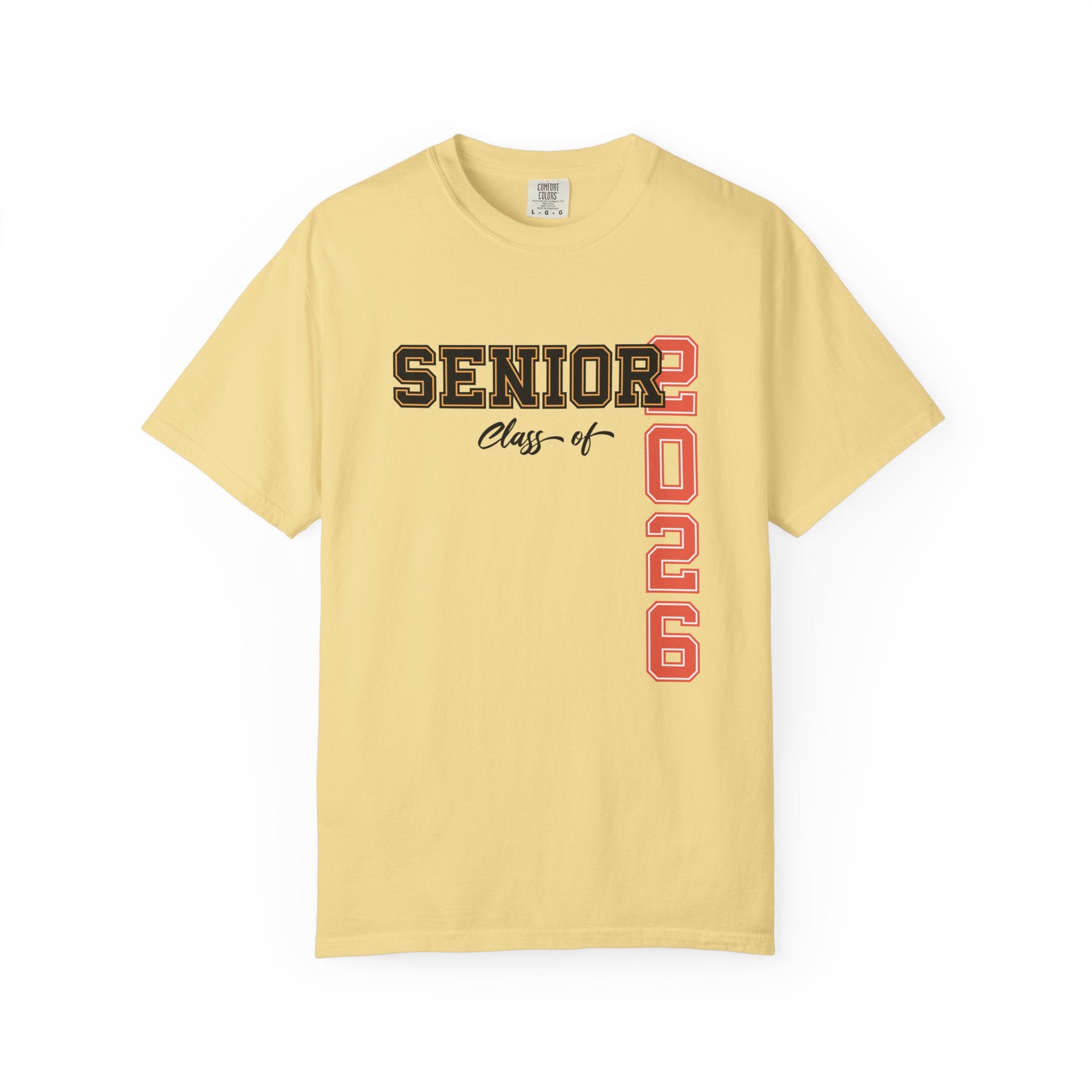 Senior Class of 2026 T-Shirt | Graduation Shirt Senior Year Tee Back to School Top Gift for High School & College