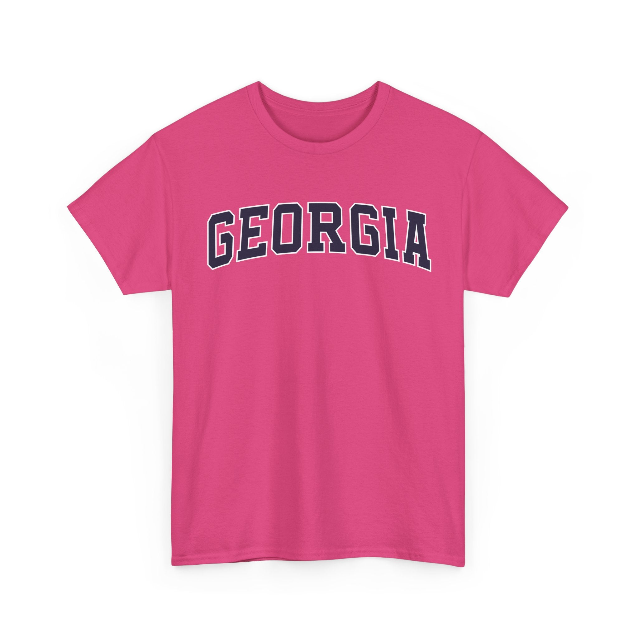 Georgia Vintage Varsity Unisex T-shirt - Heliconia / S - T-Shirt