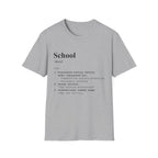 School Definition T-Shirt (V3) - Sport Grey / S - T-Shirt