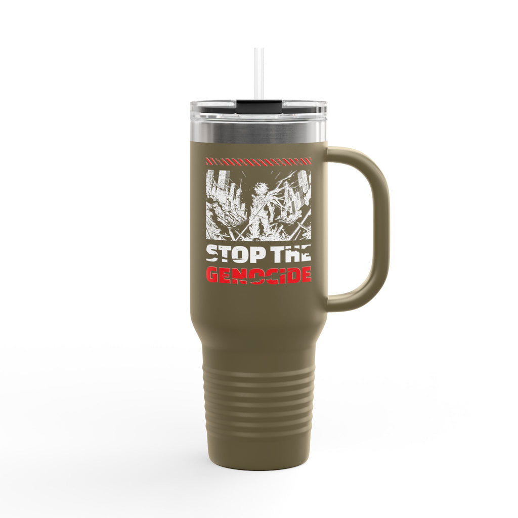 Stop the Genocide Insulated Travel Mug