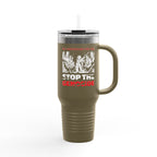 Stop the Genocide Insulated Travel Mug