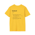 School Definition T-Shirt (V3 - Back Print) - Daisy / S - T-Shirt