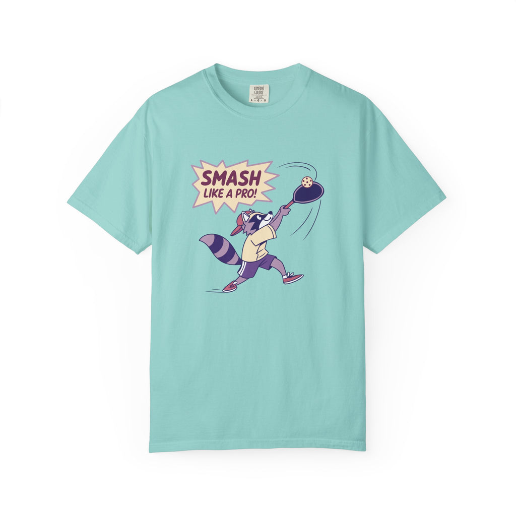 ’Smash Like A Pro’ Pickleball T-Shirt | Retro Sports Quote Tee for Men & Women - Chalky Mint / S
