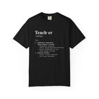 Teacher Definition T-Shirt (V1) - Black / S - T-Shirt