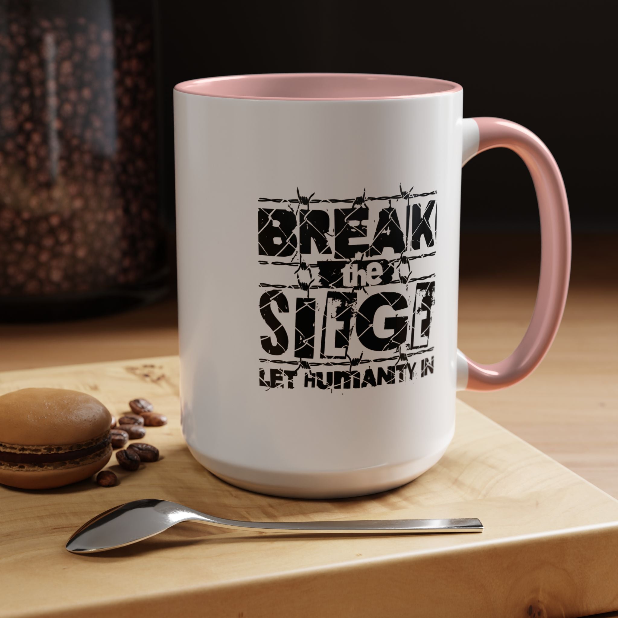 Break the Siege Accent Coffee Mug