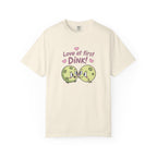 ’Love At First DINK’ Pickleball T-Shirt | Funny Couples Gift Tee - Ivory / S
