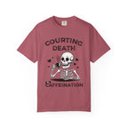 Coffee Skeleton Shirt | Humorous Caffeine Addict Tee - Crimson / S - T-Shirt