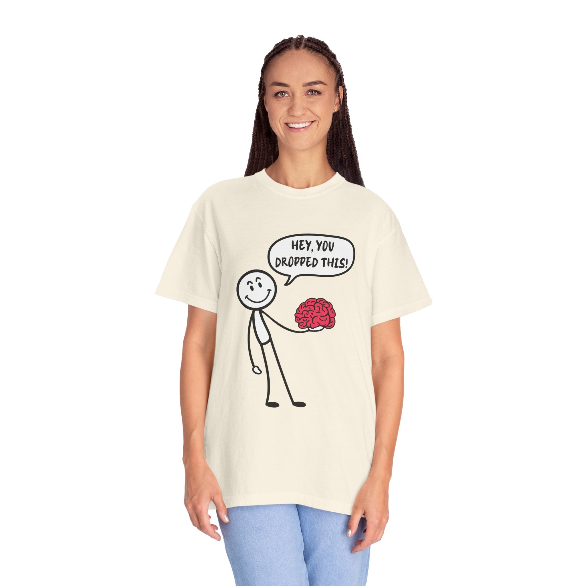 Brainy Humor Graphic Tee | Funny Nerdy Gift Idea - T-Shirt