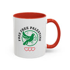 Free Palestine Accent Coffee Mug