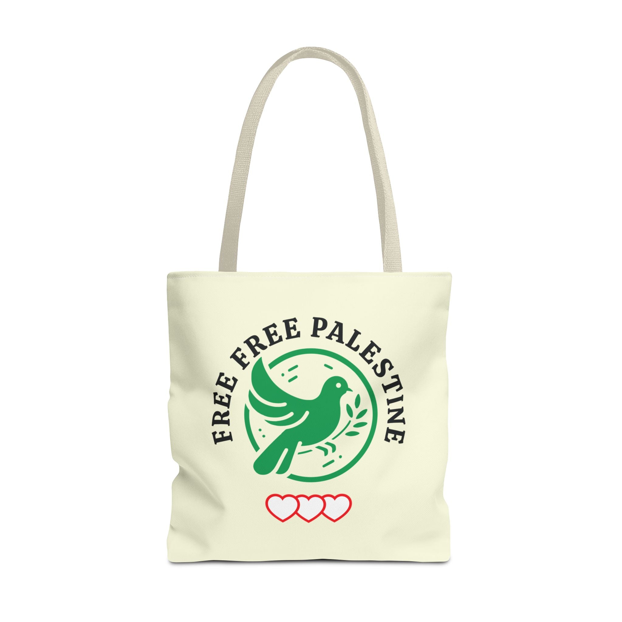 Free Palestine Tote Bag - 18’’ × / Beige - Bags