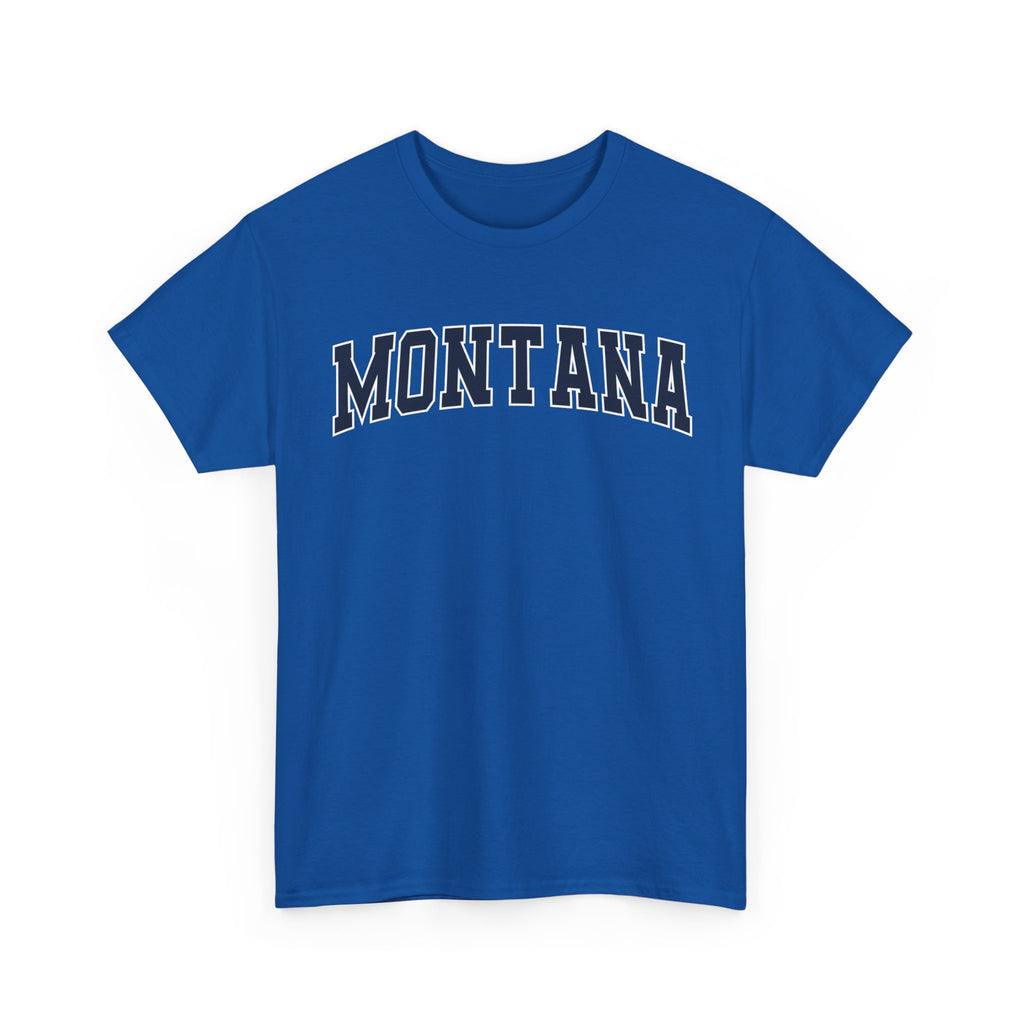 Montana Vintage Varsity Unisex T-shirt - Royal / S - T-Shirt