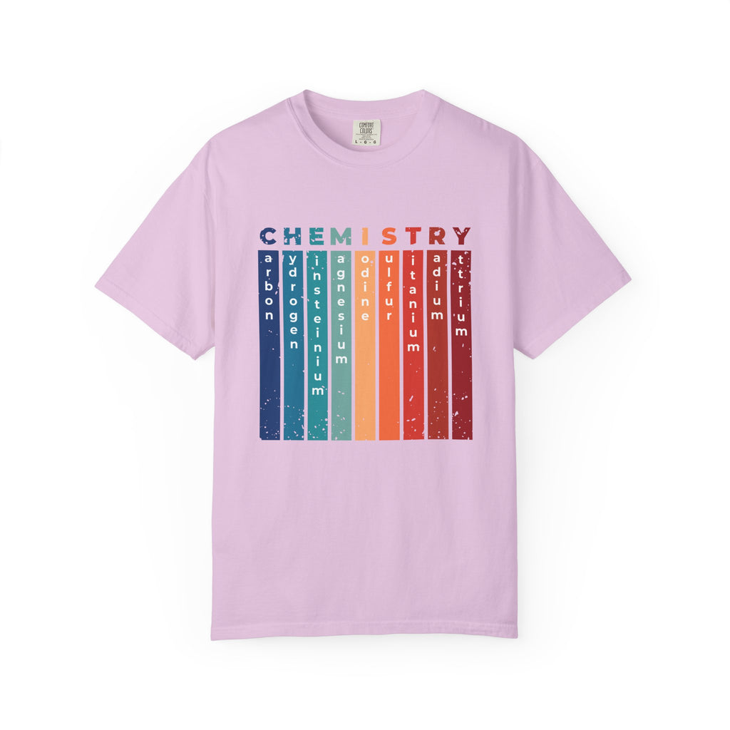 Vintage Chemistry T-Shirt | Retro Science Lover Tee - Orchid / S