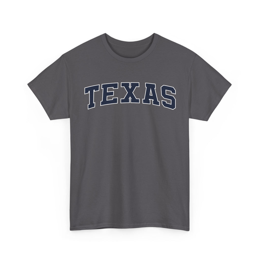 Texas Vintage Varsity Unisex T-shirt - Charcoal / S - T-Shirt